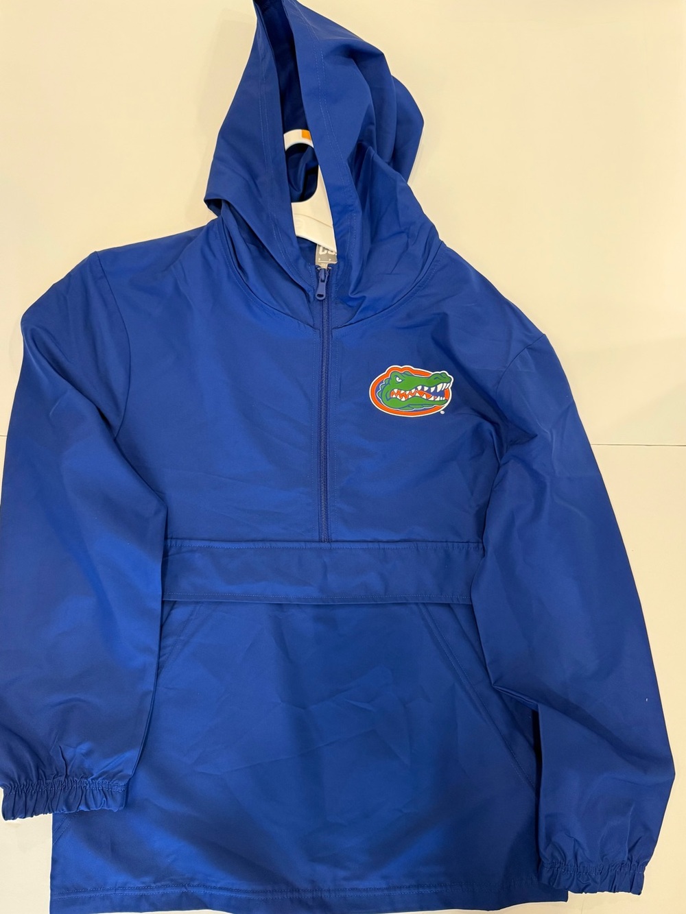 University of Florida Gators Hooded Pullover Windbreaker Jacket, new with tags